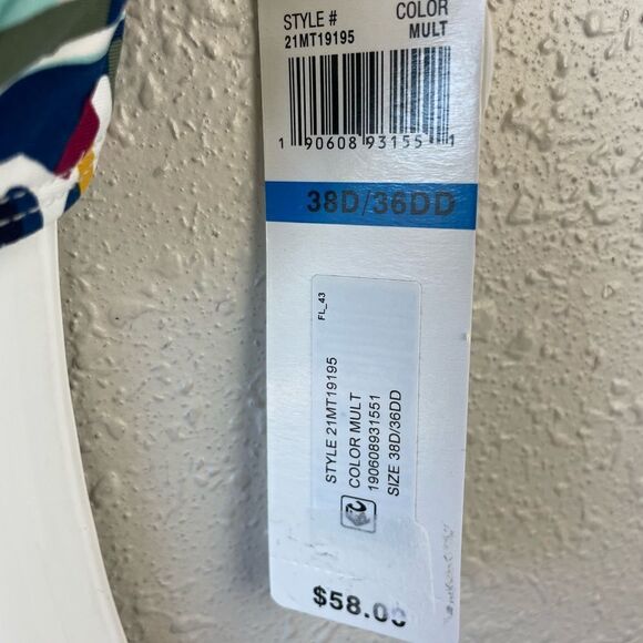 NWT Anne Cole Bikini Top Size 38D/36DD - Picture 4 of 5